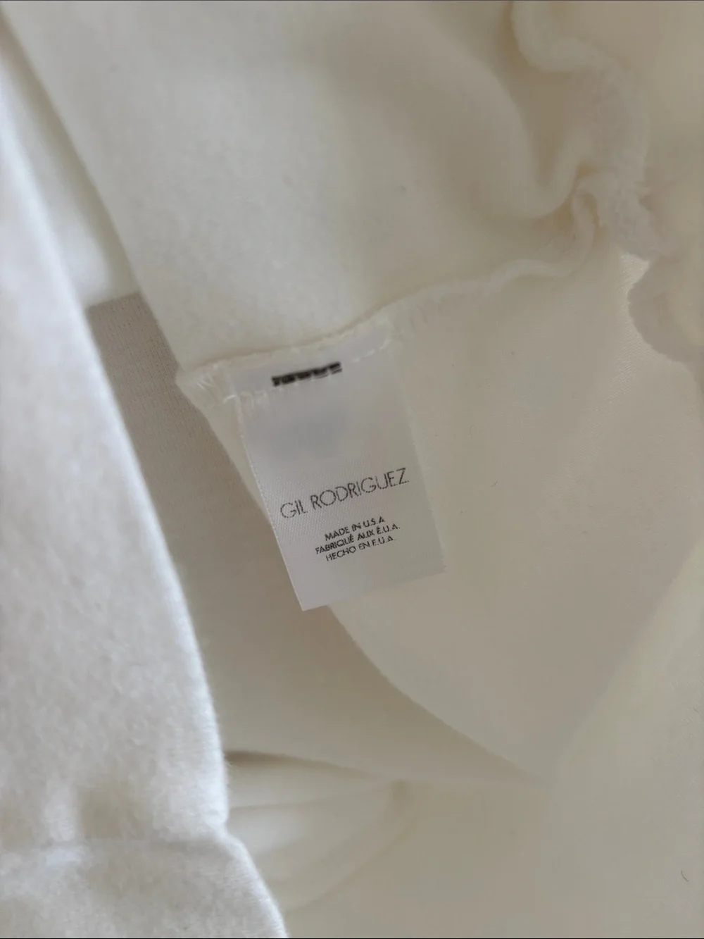 Gil Rodriguez Billie Oversized Vest - White - S